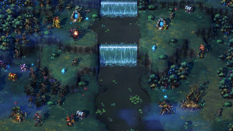 Intelligente bomen, de eenheden van het spel Intelligente bomen, de eenheden van het spel