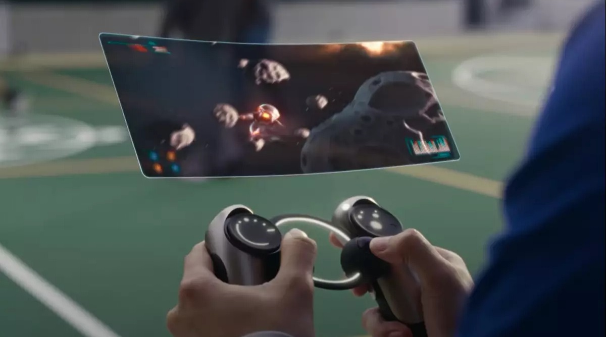 Een blik in de toekomst: Sony liet zien hoe gamepads, smartphones, VR-headsets, 3D-bioscopen en gamingtechnologie er over tien jaar uit zouden kunnen zien Een blik in de toekomst: Sony liet zien hoe gamepads, smartphones, VR-headsets, 3D-bioscopen en gamingtechnologie er over tien jaar uit zouden kunnen zien