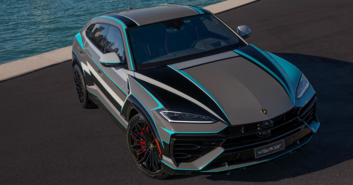 Lamborghini Urus SE interieur met lederen bekleding Lamborghini Urus SE interieur met lederen bekleding
