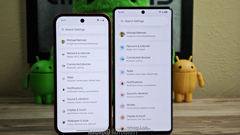 Aanpassing van de vorm van iconen in Pixel Launcher Aanpassing van de vorm van iconen in Pixel Launcher