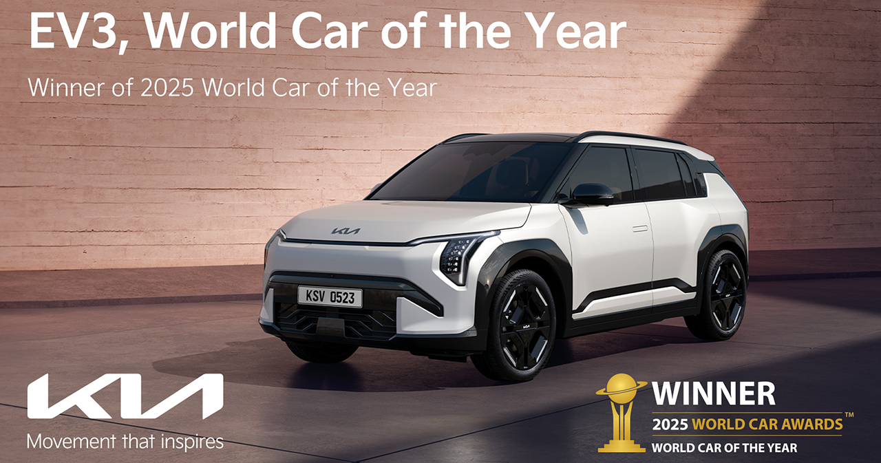 Kia EV3 Kia EV3 wint '2025 Wereldauto van het Jaar' nominatie