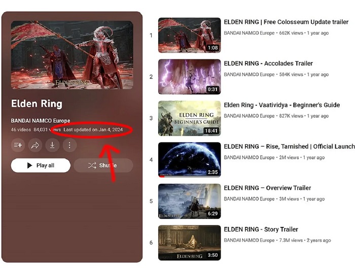 Bandai Namco heeft indirect de op handen zijnde première bevestigd van de Shadow of the Erdtree uitbreidingstrailer voor Elden Ring-2 Bandai Namco heeft indirect de op handen zijnde première bevestigd van de Shadow of the Erdtree uitbreidingstrailer voor Elden Ring-2