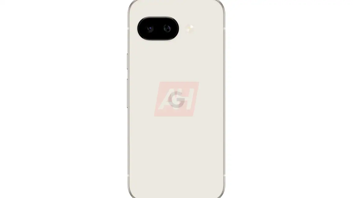 Render van Google Pixel 9a smartphone Render van Google Pixel 9a smartphone