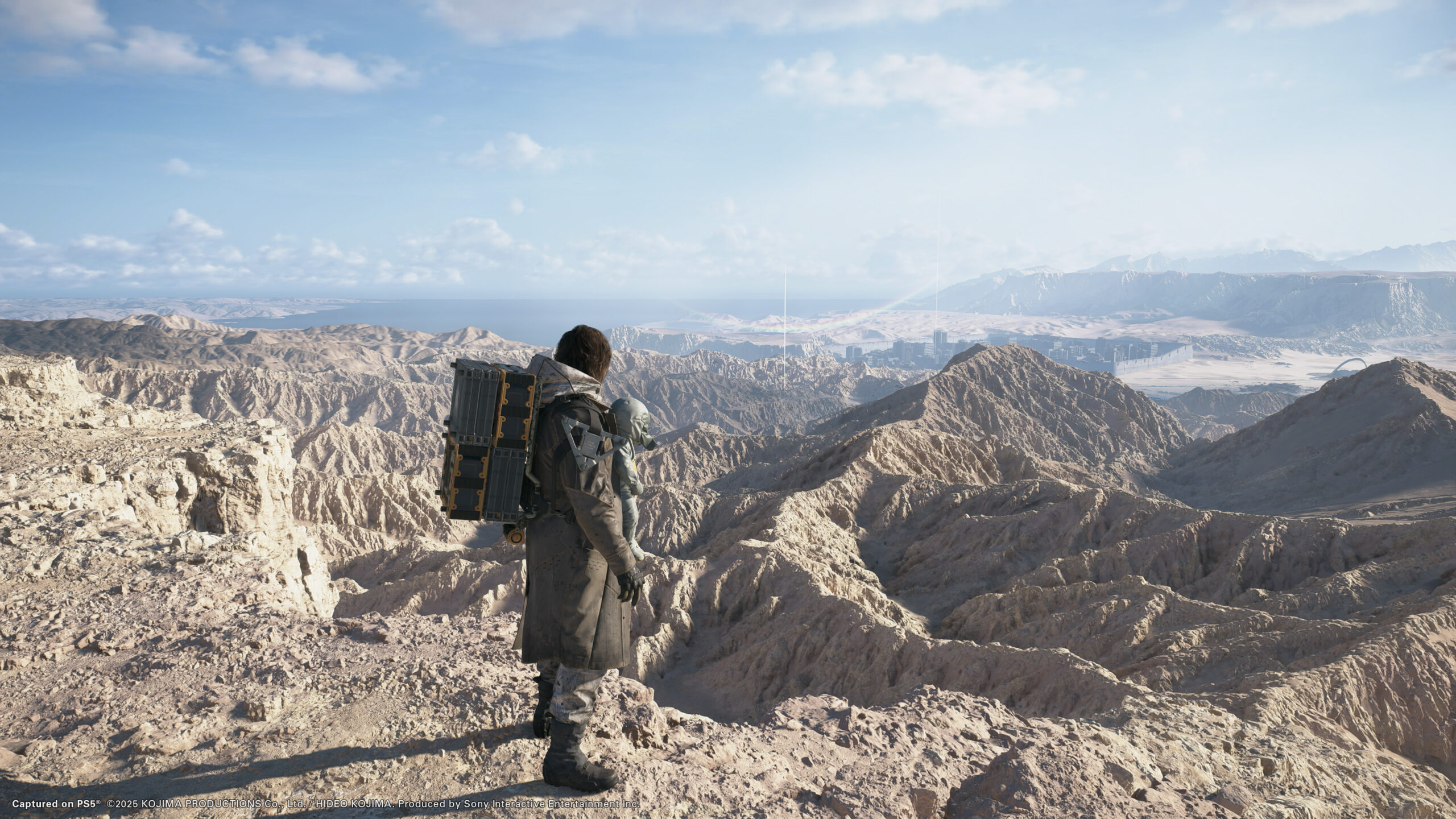 Een scène uit Death Stranding 2: Op het strand Een scène uit Death Stranding 2: Op het strand
