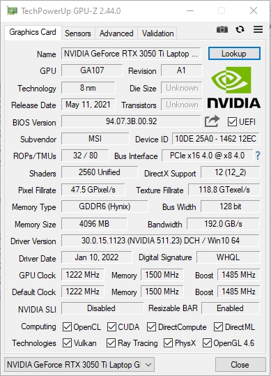 MSI Katana GF66 11UD Overzicht: Een praktisch wapen voor de virtuele samoerai-37 MSI Katana GF66 11UD Overzicht: Een praktisch wapen voor de virtuele samoerai-37