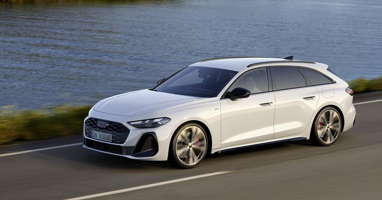 Audi A5 e-hybrid in de dynamiek. Audi A5 e-hybrid in de dynamiek.