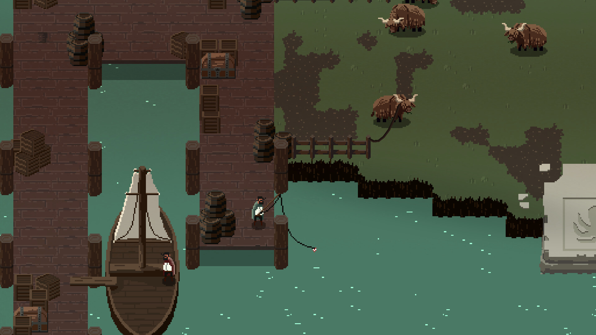 Screenshot van het spel FOUNTAINS Screenshot van het spel FOUNTAINS