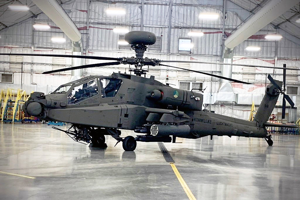 AH-64E Apache gevechtshelikopter AH-64E Apache gevechtshelikopter. Illustratie: Boeing