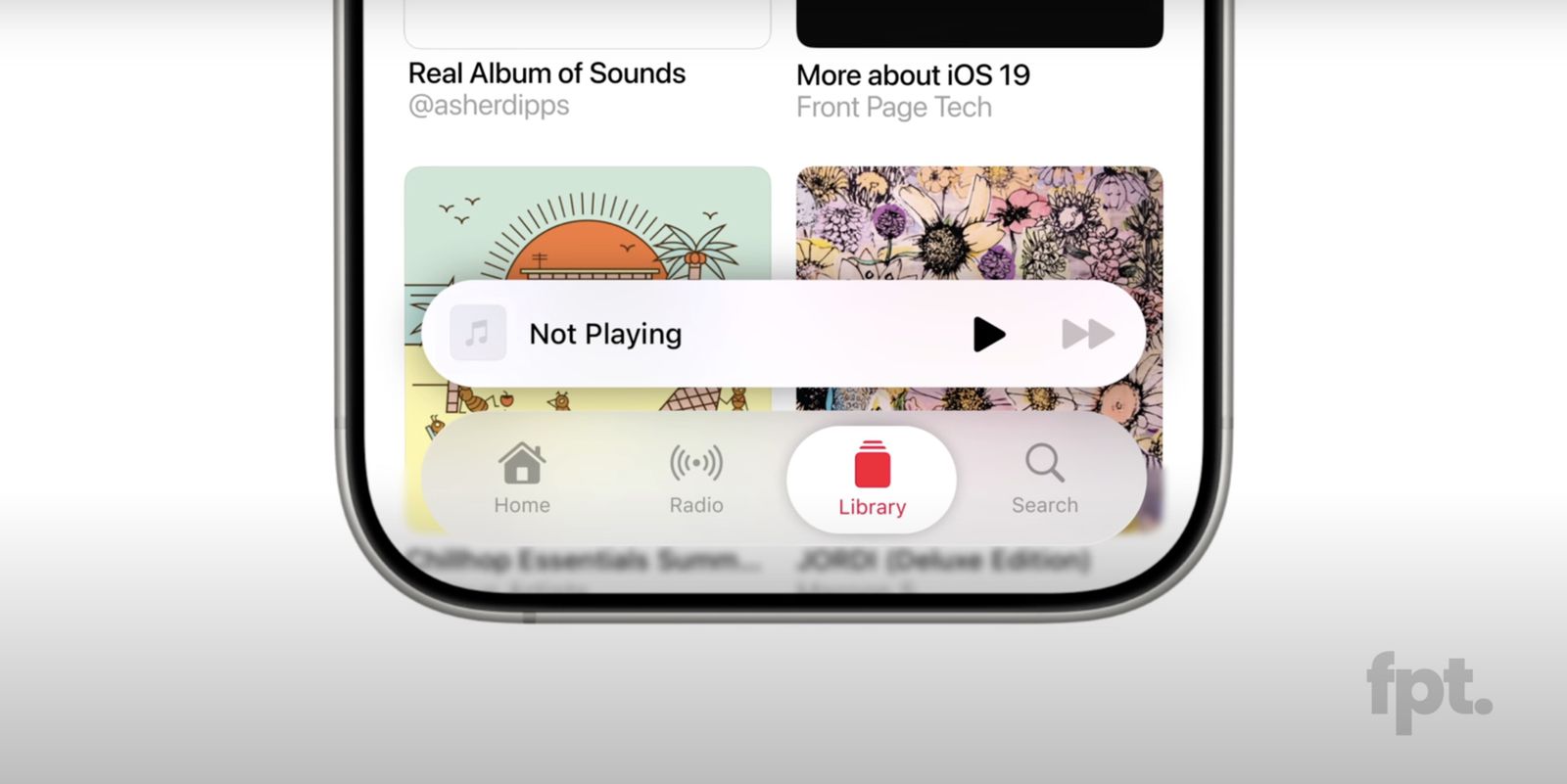 Vermeende iOS 19 Tabbalk Vermeende iOS 19 Tabbalk