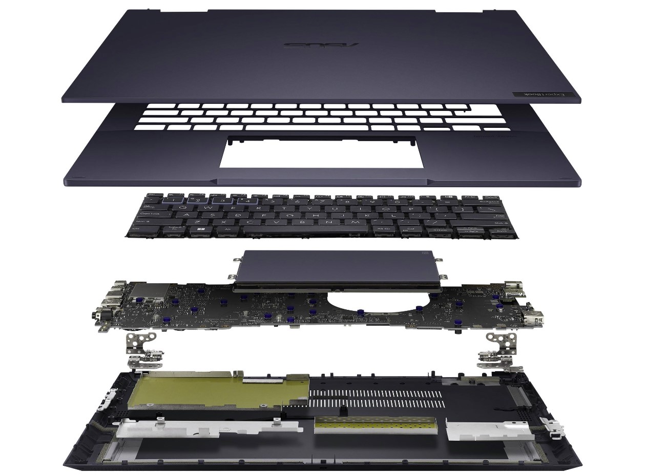 ASUS ExpertBook B7 Flip (B7402FEA) Overzicht: het vlaggenschip bedrijfsnotebook met een robuust chassis-15 ASUS ExpertBook B7 Flip (B7402FEA) Overzicht: het vlaggenschip bedrijfsnotebook met een robuust chassis-15
