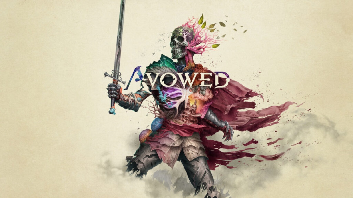 Een dynamische achtergrond met belangrijke kunst uit de RPG Avowed is beschikbaar op Xbox Series-consoles Een dynamische achtergrond met belangrijke kunst uit de RPG Avowed is beschikbaar op Xbox Series-consoles