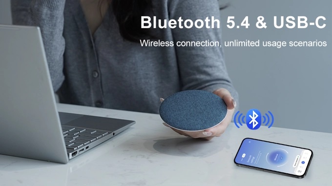 SluTune Q1 Bluetooth-luidspreker in het interieur