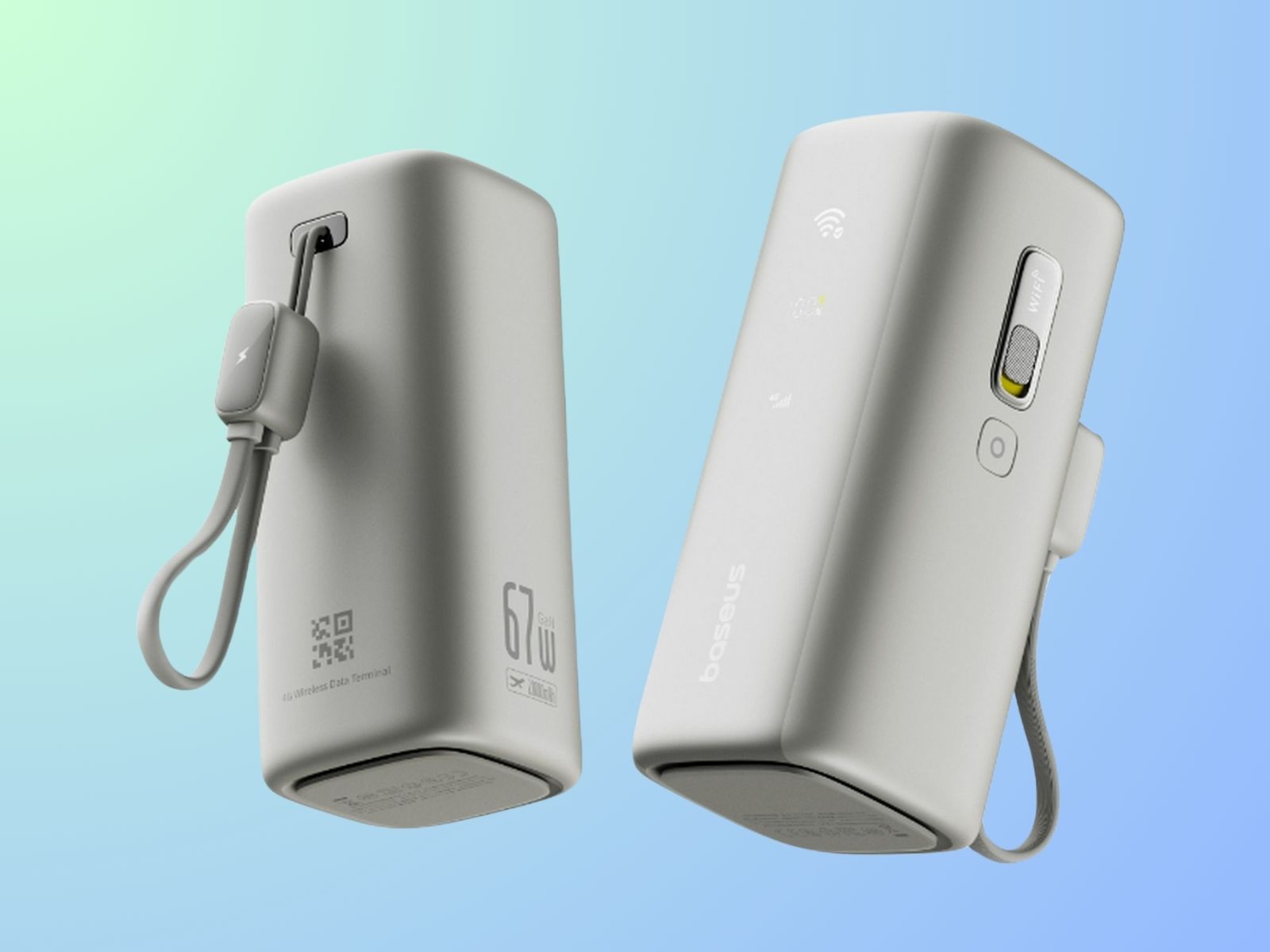 Baseus EnerGeek MiFi Baseus EnerGeek MiFi - een draagbare gadget voor opladen en mobiel internet