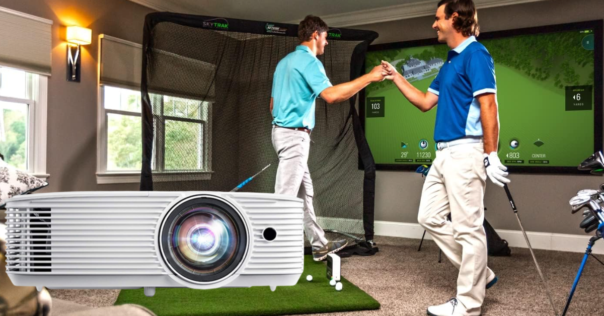 skytrak golf simulator projector skytrak golf simulator projector