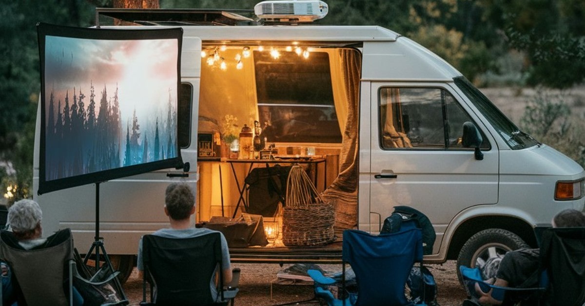 Projector voor vanlife Projector voor vanlife