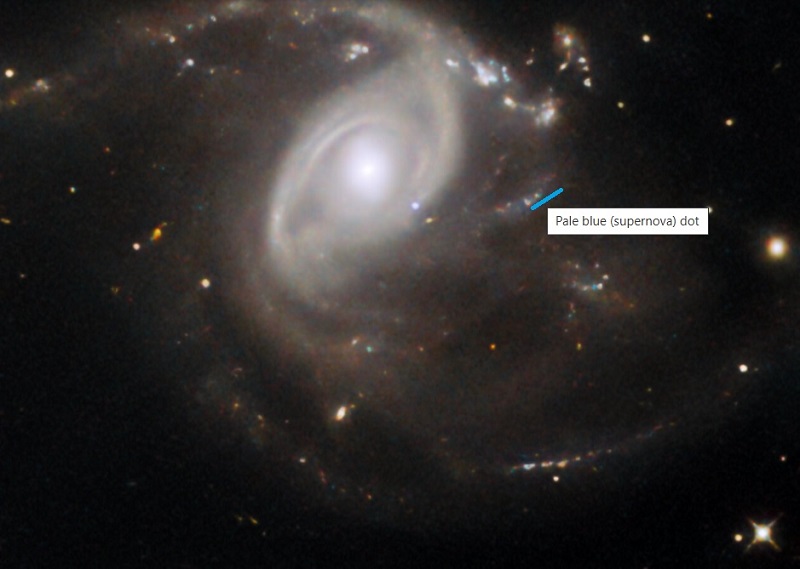 Foto van supernova SN 2024PI
