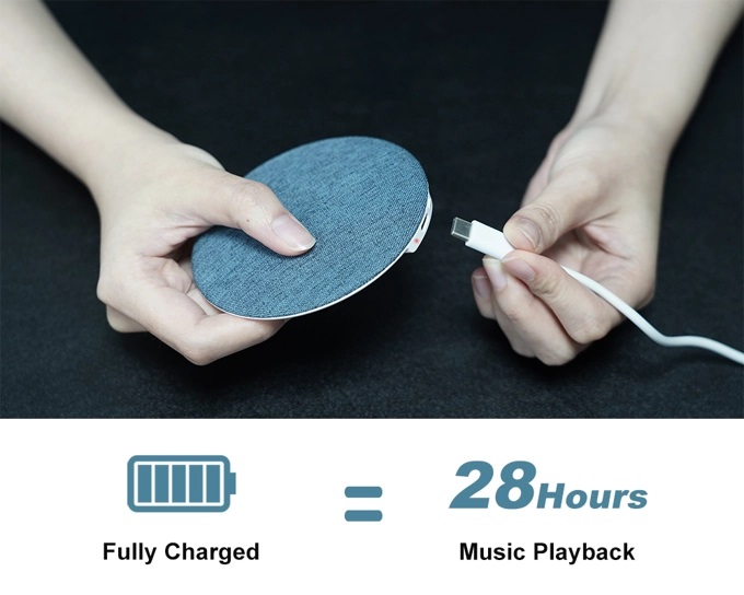 Compact ontwerp van de SluTune Q1 Bluetooth-luidspreker