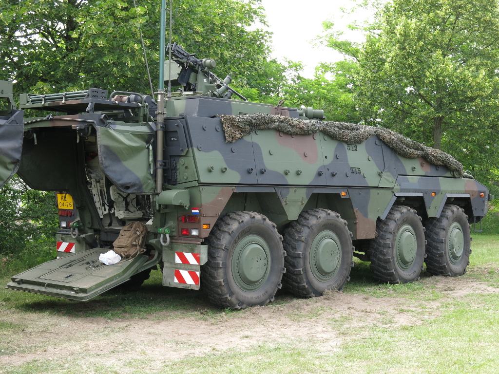 Illustratie: Koninklijke Landmacht Nederlandse commandopost gebaseerd op het Boxer infanteriegevechtsvoertuig