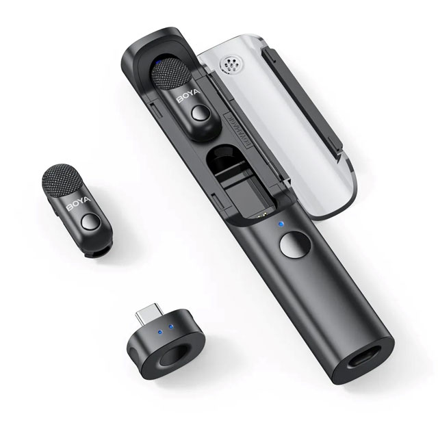 Verpakking en levering van BOYA Magic microfoon Verpakking en levering van BOYA Magic microfoon