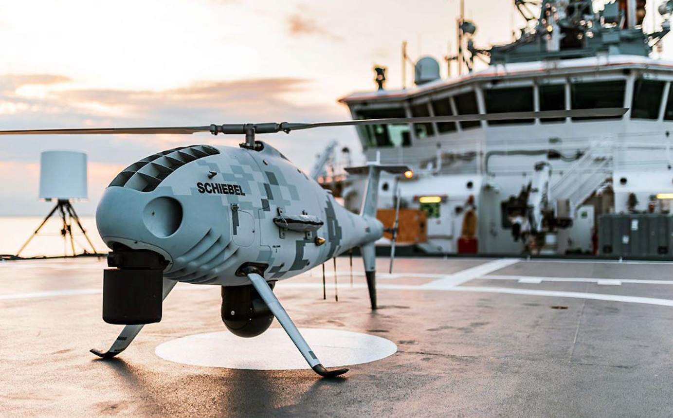 CAMCOPTER S-100 onbemand luchtvaartuig CAMCOPTER S-100 onbemand luchtvaartuig