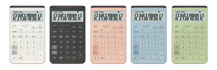 Casio MS-20UC-J serie calculator met Japanse patroon Casio MS-20UC-J serie calculator met Japanse patroon