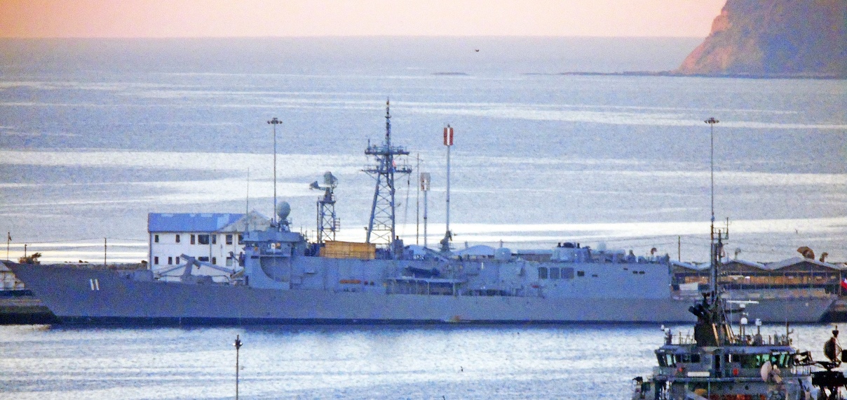 Fregat Capitán Prat wordt gemoderniseerd Fregat Capitán Prat wordt gemoderniseerd