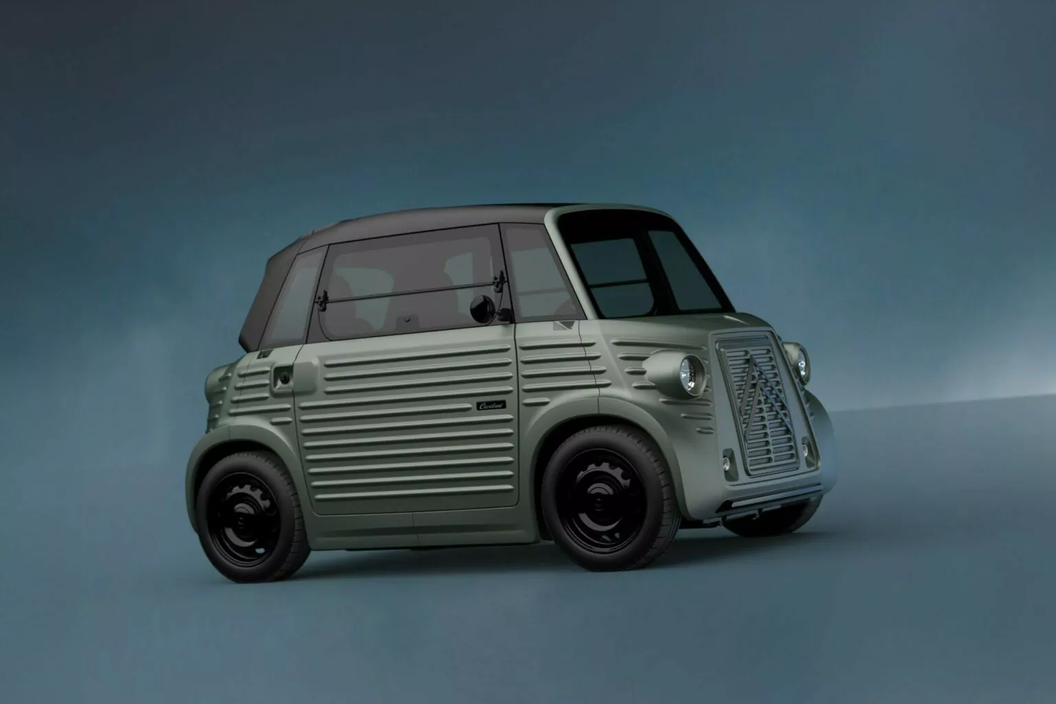Retrospuiting van de Citroën Ami. Retrospuiting van de Citroën Ami.