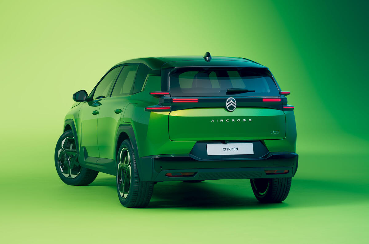 Achterkant van de Citroën C5 Aircross Achterkant van de Citroën C5 Aircross