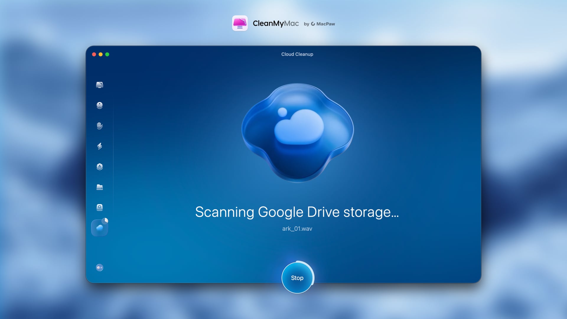 CleanMyMac Cloud Cleanup - Geheugenvisualisatie