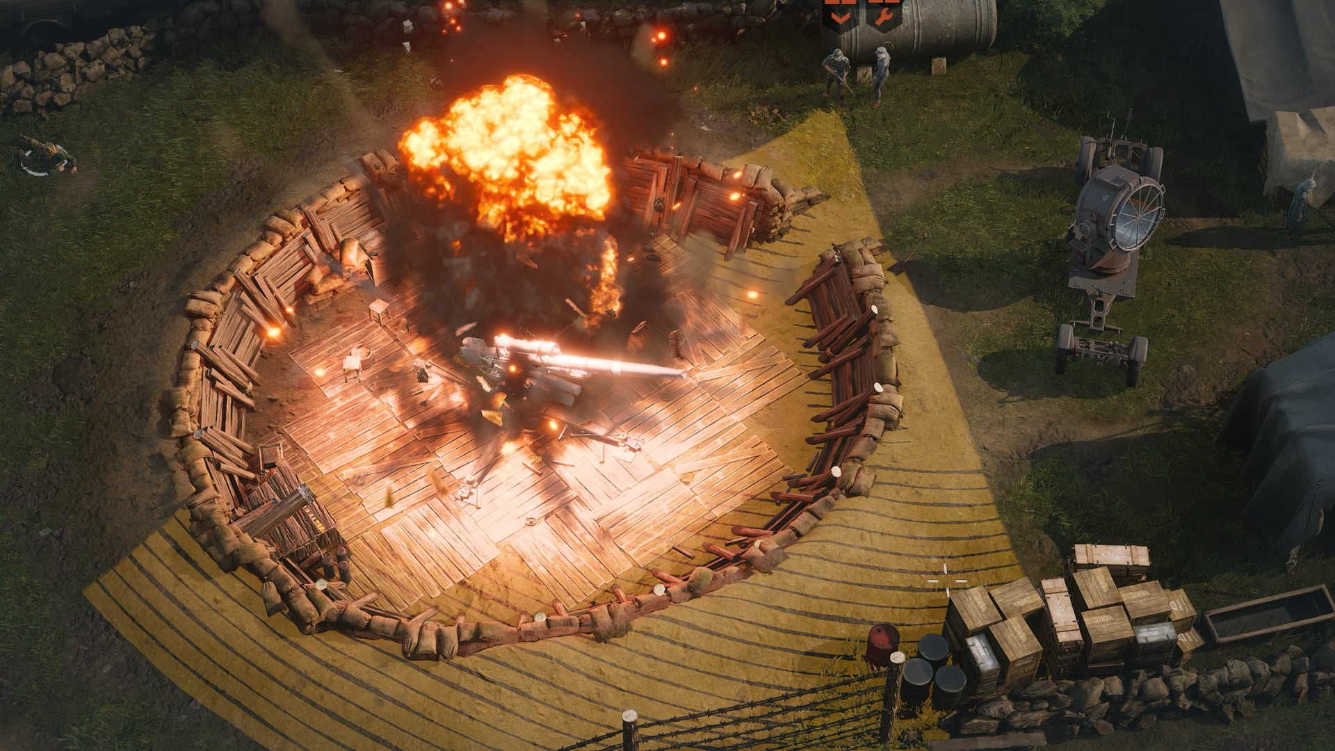 Een scène uit het spel Commandos: Origins Een scène uit het spel Commandos: Origins