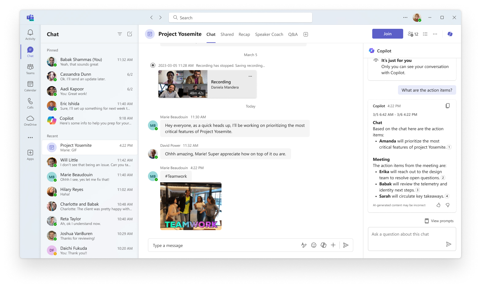 Microsoft Teams wordt slimmer met de verbeterde AI-mogelijkheden van Copilot-2 Microsoft Teams wordt slimmer met de verbeterde AI-mogelijkheden van Copilot-2