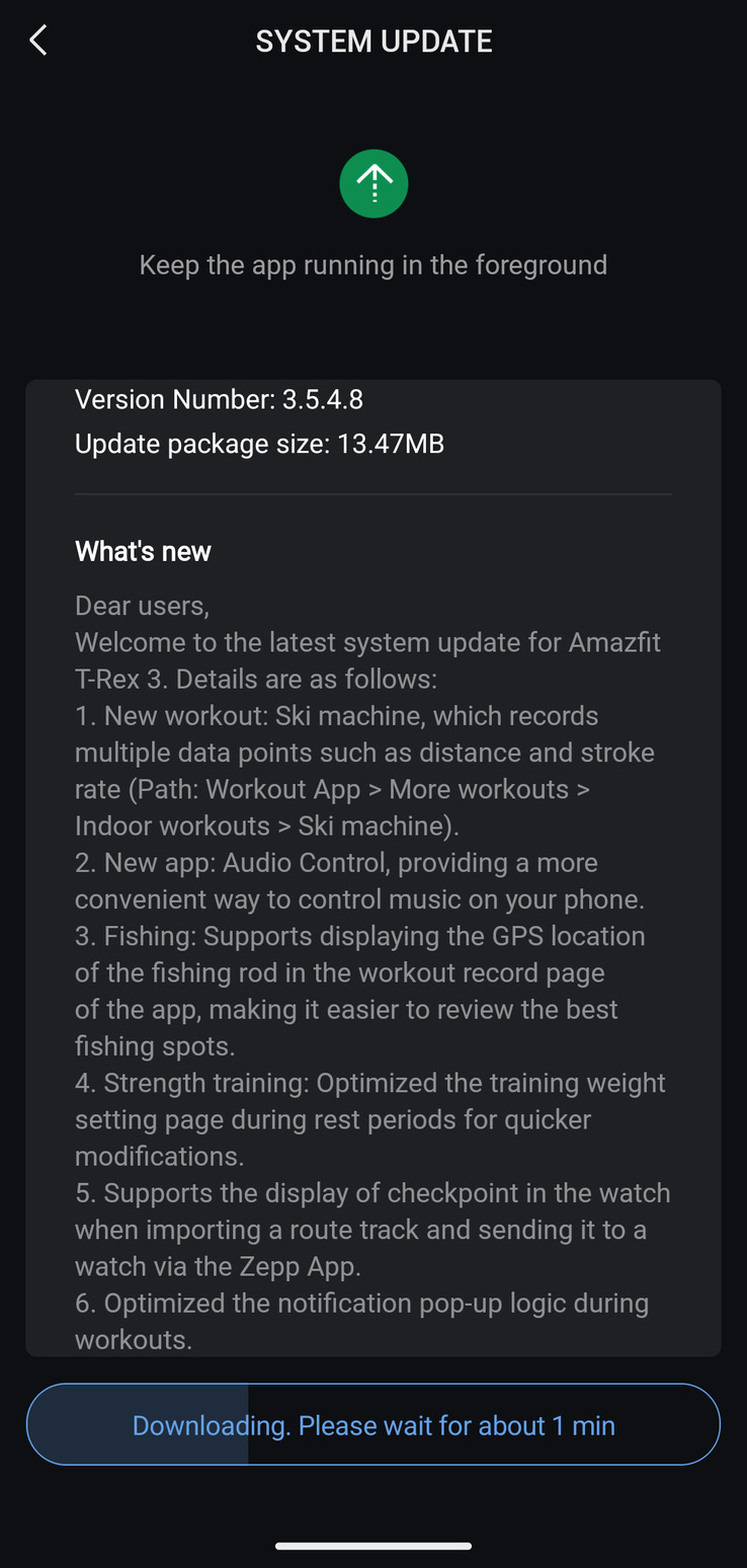 Audiobedieningsapp voor Amazfit T-Rex 3 Audiobedieningsapp voor Amazfit T-Rex 3