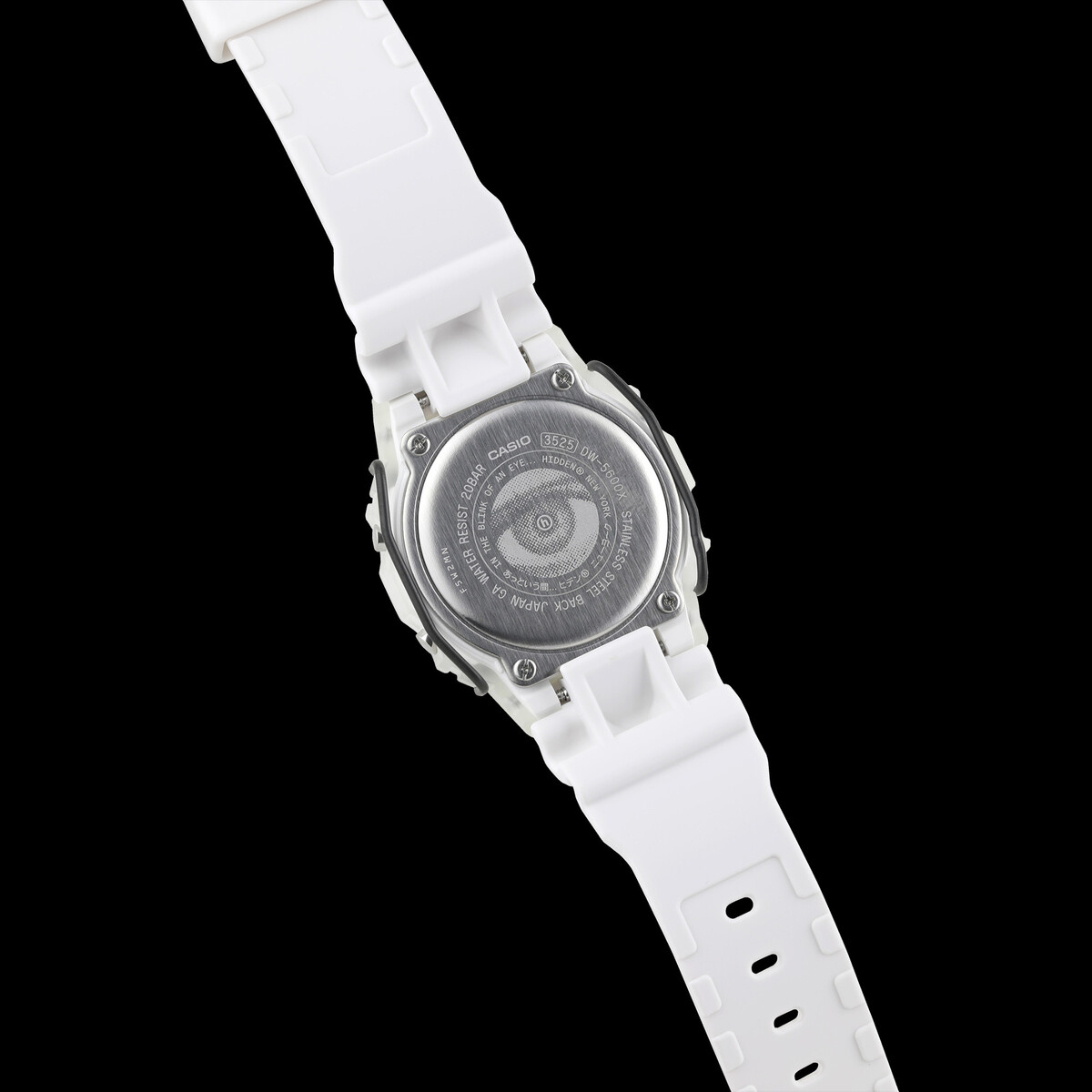 De achterkant van het G-Shock-horloge