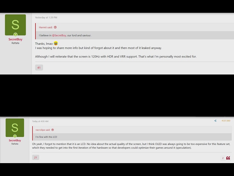Screenshot van Famiboards forum Screenshot van Famiboards forum