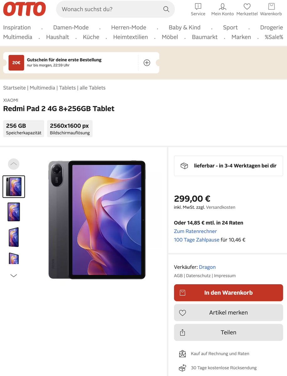 Xiaomi Redmi Pad 2 - prijzen en configuraties - prijzen en configuraties Xiaomi Redmi Pad 2 - prijzen en configuraties - prijzen en configuraties
