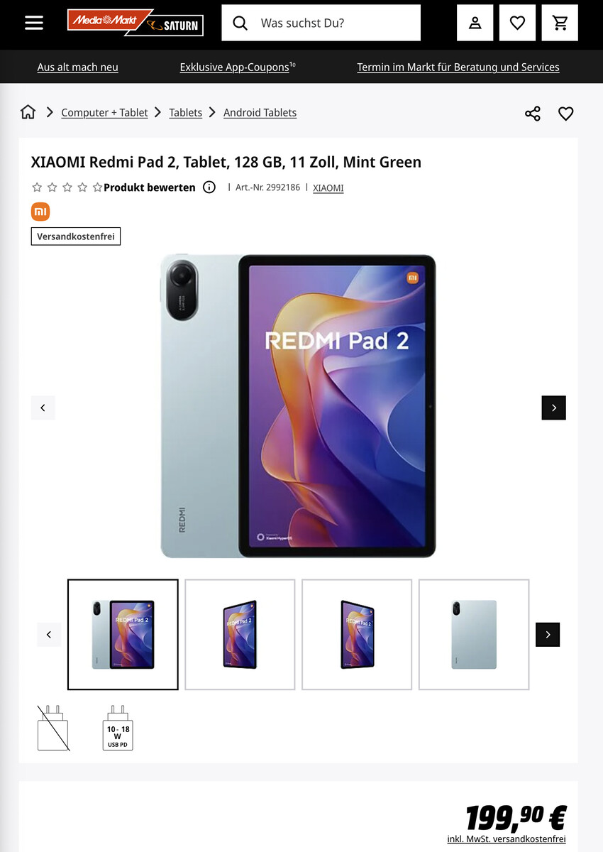 Xiaomi Redmi Pad 2 - specificaties Xiaomi Redmi Pad 2 - specificaties