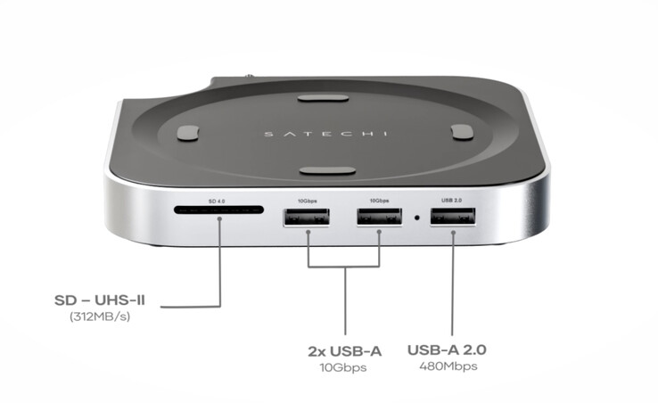 Satechi dockingstation voor Mac mini, onderste deel Satechi dockingstation voor Mac mini, onderste deel