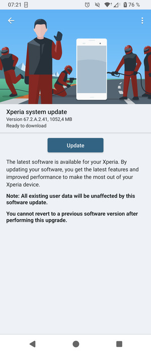 Android 15-update, Sony Xperia 5 V. Illustratie: Jolarpettai Android 15-update voor Sony Xperia 5 V