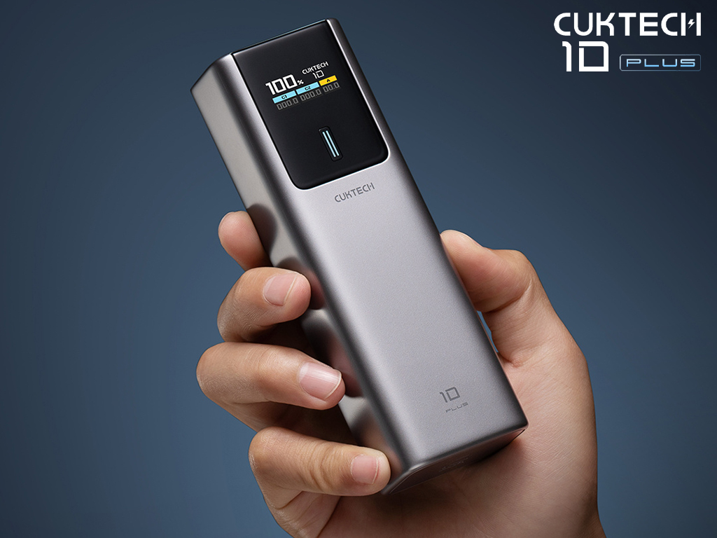 Presentatie van het nieuwe model van de Cuktech 10 Plus powerbank Presentatie van het nieuwe model van de Cuktech 10 Plus powerbank