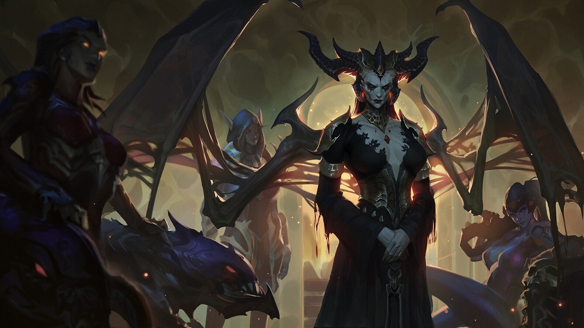 Lilith en haar demonen in Diablo IV story release trailer Lilith en haar demonen in Diablo IV story release trailer