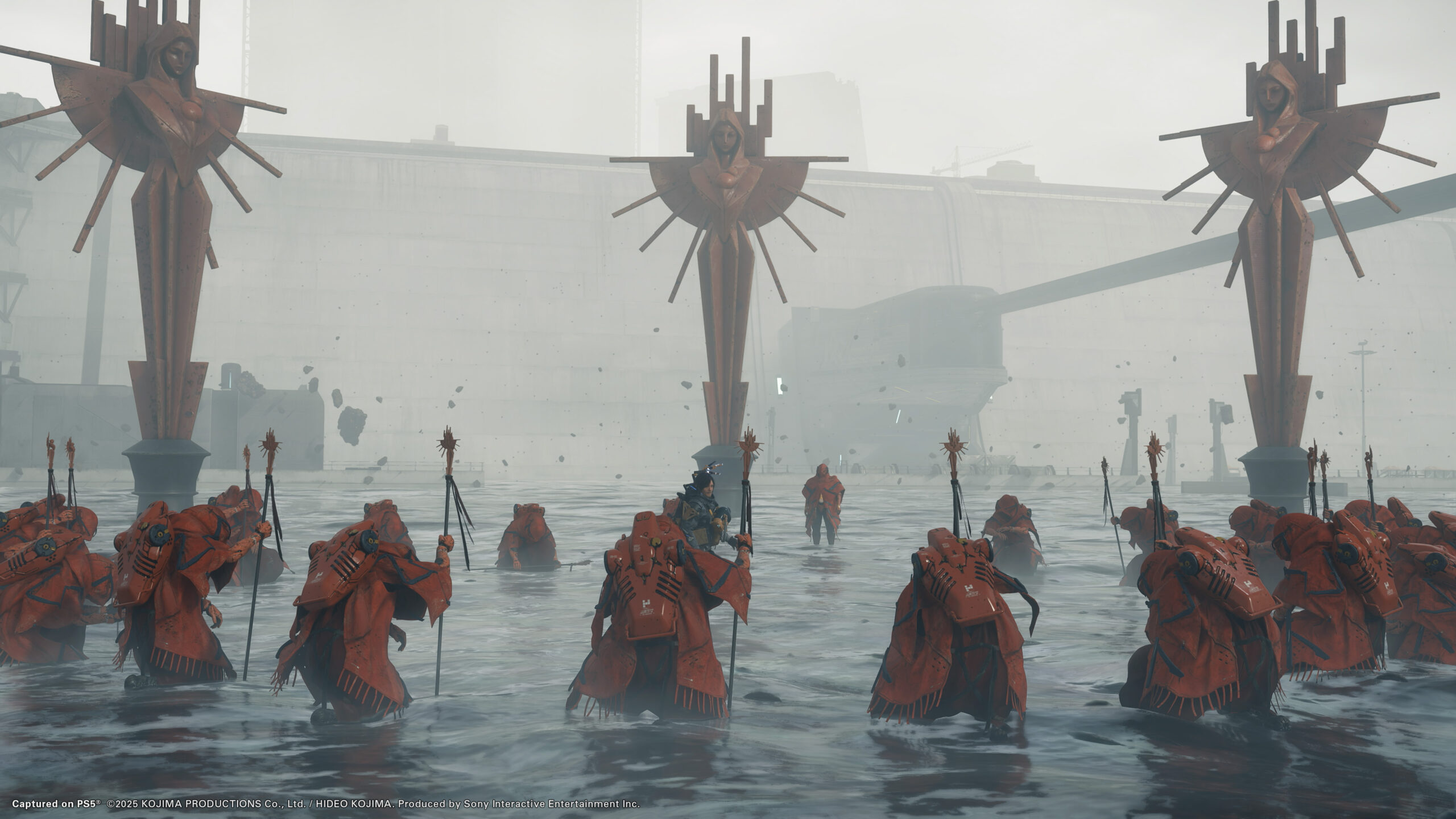 Een scène uit Death Stranding 2: Op het strand Een scène uit Death Stranding 2: Op het strand