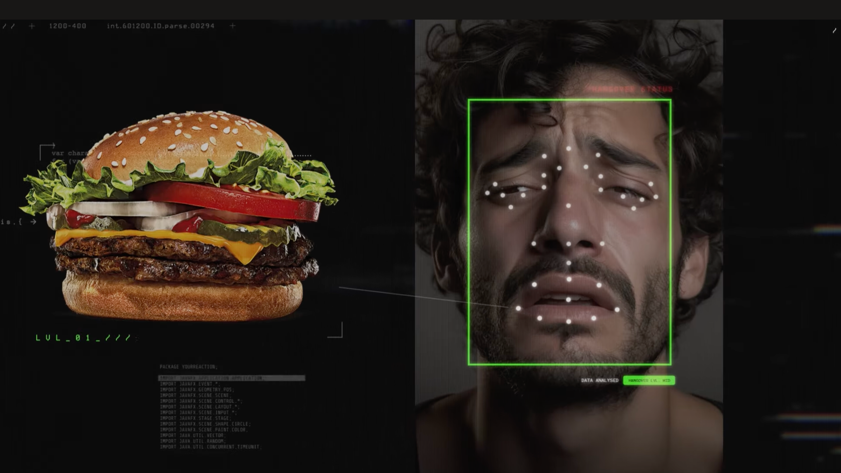 Burger King heeft een 'hangover level' scan app gelanceerd om kortingen te geven Burger King heeft een 'hangover level' scan app gelanceerd om kortingen te geven