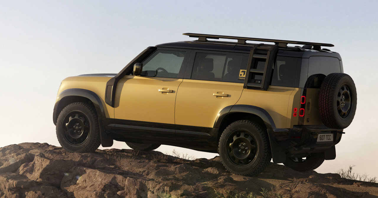 Defender Trophy Edition met zwarte velgen