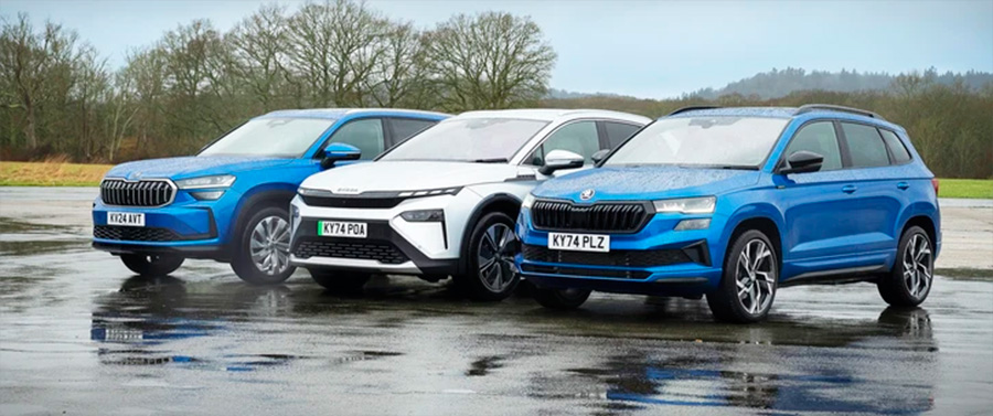 Foto: Skoda Het experiment werd uitgevoerd in drie Skoda-auto's