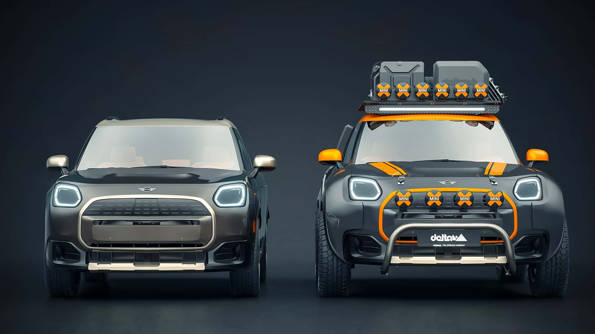 Mini Countryman in Dakar Rally stijl, weergave 5 Mini Countryman in Dakar Rally stijl, weergave 5