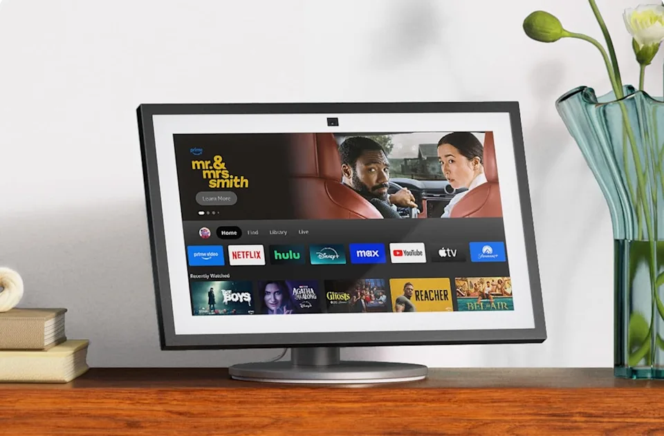 Illustratie van Amazon Echo Amazon Echo. Illustratie
