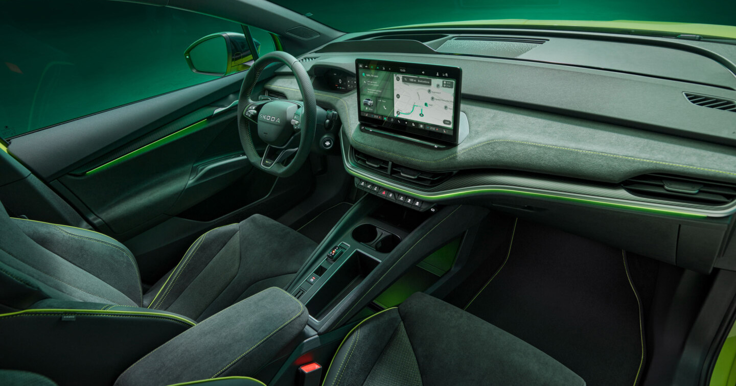Skoda Elroq RS interieur Skoda Elroq RS interieur