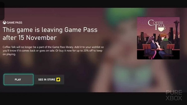 Nieuwe Xbox Game Pass-functie: gebruikers van de service ontvangen nu meldingen van games die binnenkort de catalogus verlaten-3 Nieuwe Xbox Game Pass-functie: gebruikers van de service ontvangen nu meldingen van games die binnenkort de catalogus verlaten-3