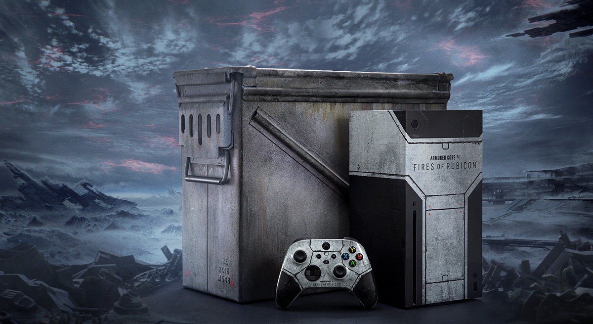 Microsoft nodigt Twitter/X-gebruikers uit om mee te doen aan een loterij voor een unieke Xbox Series X-console in de stijl van Armored Core 6 Fires of Rubicon. Microsoft nodigt Twitter/X-gebruikers uit om mee te doen aan een loterij voor een unieke Xbox Series X-console in de stijl van Armored Core 6 Fires of Rubicon.