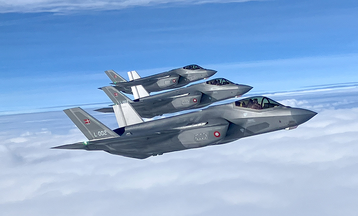 De nieuwe Deense F-35A De nieuwe Deense F-35A